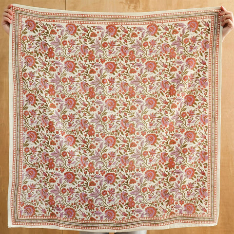 Foulard grand format Courtney Terracotta