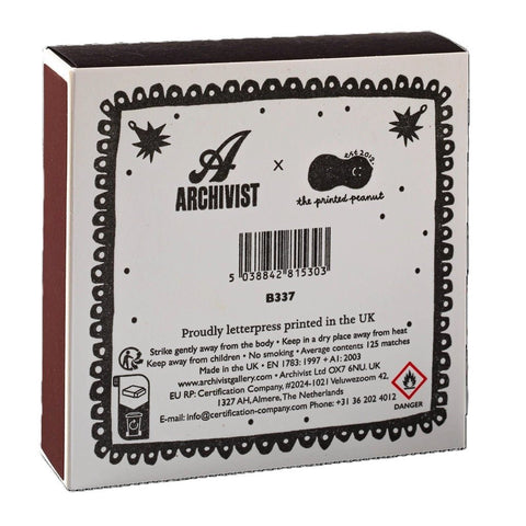 Allumettes Archivist Black Miracle - La Quincaillerie Remoise