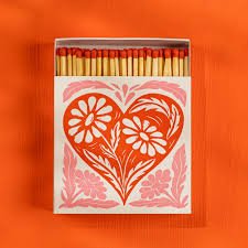 Allumettes Archivist Botanical heart matchbox - La Quincaillerie Remoise