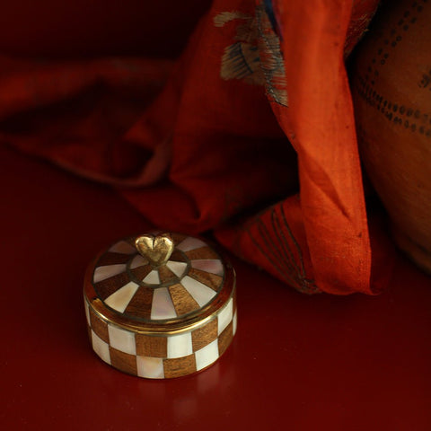 Boîte A Bijoux Coeur Woody - La Quincaillerie Remoise