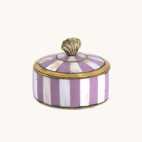 Boîte A Bijoux Scarlett Lilas - La Quincaillerie Remoise