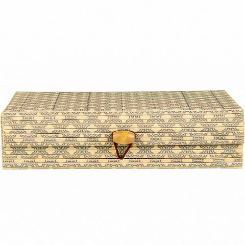 Boite en bambou rectangulaire avec couvercle rabattable - La Quincaillerie Remoise