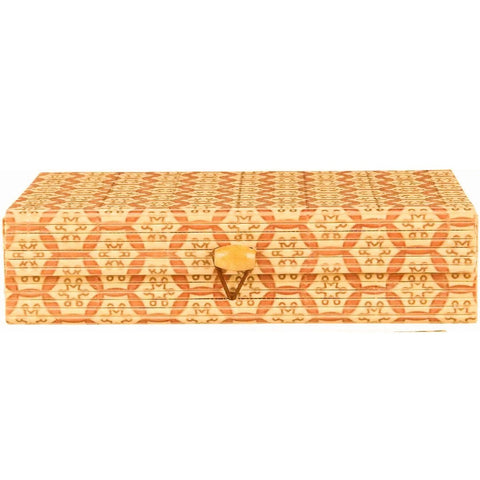 Boite en bambou rectangulaire avec couvercle rabattable - La Quincaillerie Remoise