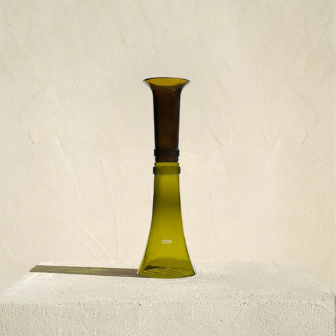 Bougeoir Cannelle Feuille Morte M - La Quincaillerie Remoise