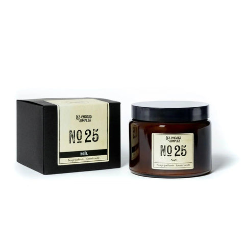 Bougie 3 Mèches n°25 Noël - La Quincaillerie Remoise