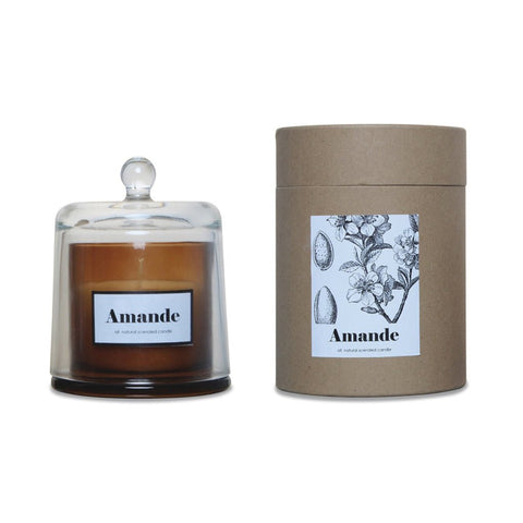 Bougie cloche ambre amande douce - La Quincaillerie Remoise