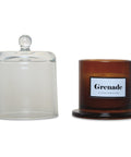 Bougie cloche ambre grenade acidulée - La Quincaillerie Remoise
