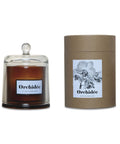 Bougie cloche ambre orchidée blanche - La Quincaillerie Remoise