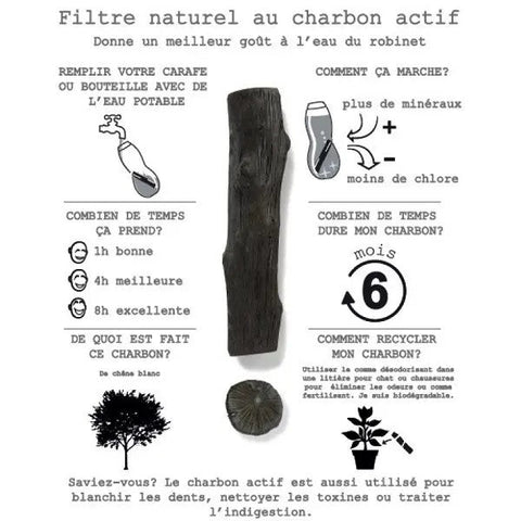 Charbon Actif Filtrant - La Quincaillerie Remoise