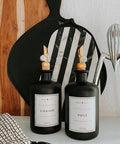 Coffret Huile et Vinaigre Luxe Noir - La Quincaillerie Remoise