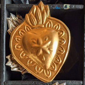 Ex - voto Cœur Etoile Or Petit - La Quincaillerie Remoise