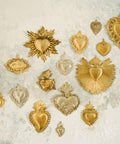 Ex - voto Coeur Rayons Or - La Quincaillerie Remoise
