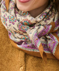Foulard grand format Berry Améthyste - La Quincaillerie Remoise