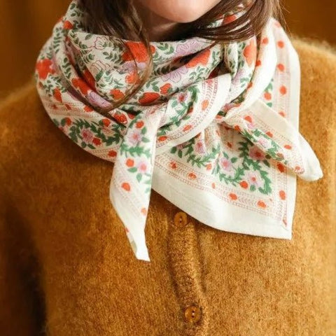 Foulard grand format Ellis Clémentine - La Quincaillerie Remoise