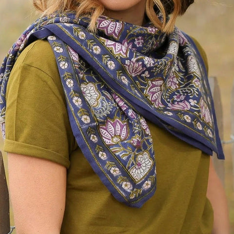 Foulard grand format TAJ - La Quincaillerie Remoise