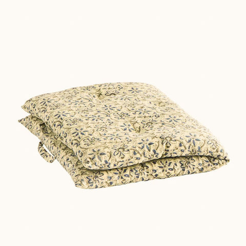 Matelas En Cotton Imprimé Bleu - La Quincaillerie Remoise