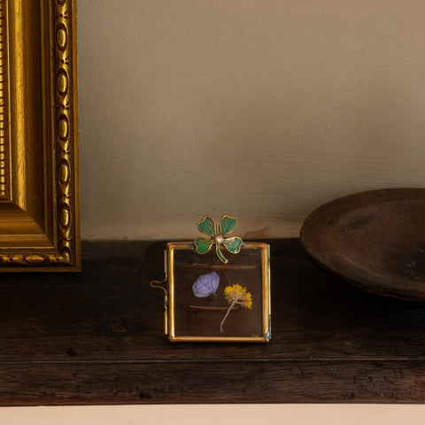 Mini Cadre Photo Trèfle Porte bonheur - La Quincaillerie Remoise