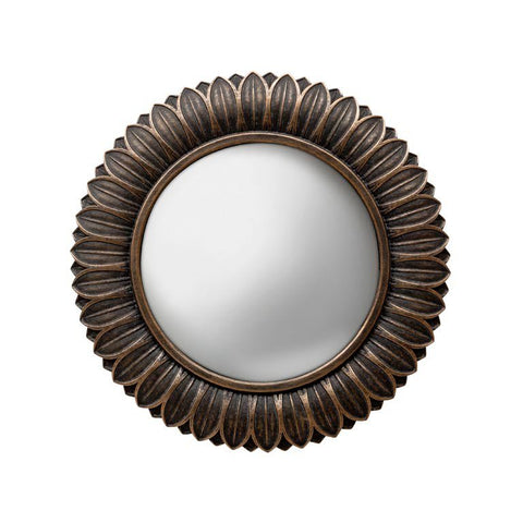 Miroir Convexe Feuille Bronze - La Quincaillerie Remoise