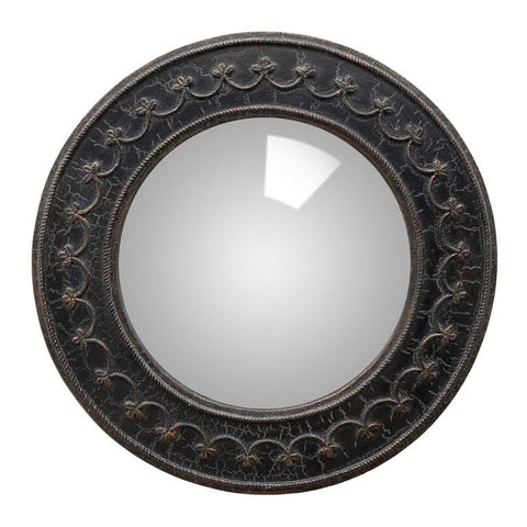 Miroir Convexe Guirlande de Fleurs - La Quincaillerie Remoise