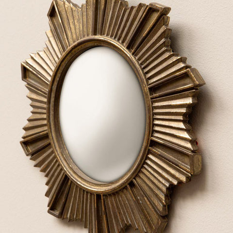 Miroir Convexe Halo Champagne - La Quincaillerie Remoise