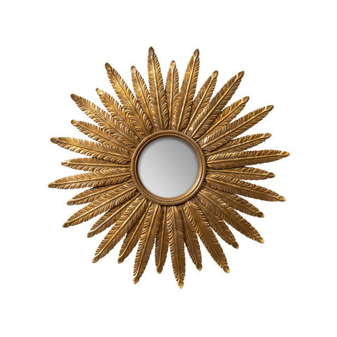 Miroir Convexe Plume D'or - La Quincaillerie Remoise