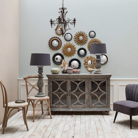 Miroir Convexe Plume D'or - La Quincaillerie Remoise