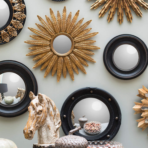 Miroir Convexe Plume D'or - La Quincaillerie Remoise