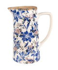 Pichet Décoratif Fleurs Bleues 2L - La Quincaillerie Remoise