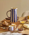Pichet Porcelaine Anafi Bleu - La Quincaillerie Remoise