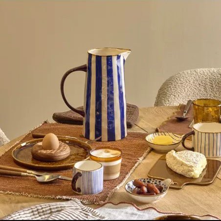 Pichet Porcelaine Anafi Bleu - La Quincaillerie Remoise