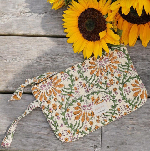 Pochette Palmyre Caramel Beurre Salé M - La Quincaillerie Remoise