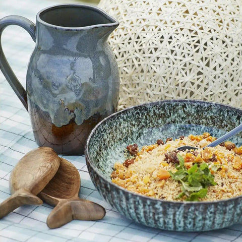 Saladier en Grés Vert Pétrole - La Quincaillerie Remoise