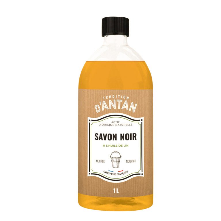 Savon Noir A L'Huile De Lin - La Quincaillerie Remoise