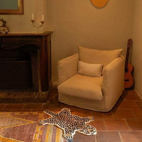 Tapis Loony Léopard Small - La Quincaillerie Remoise