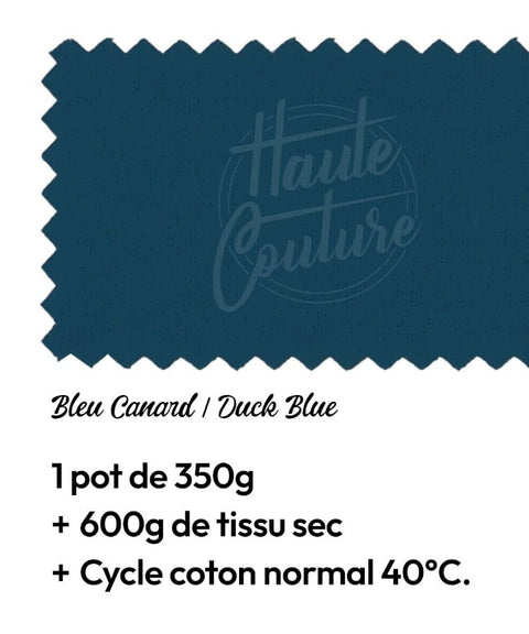 Teinture Textile Bleu Canard - La Quincaillerie Remoise