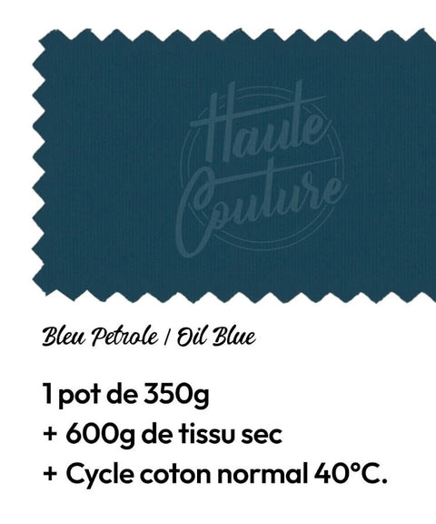 Teinture Textile Bleu Pétrole - La Quincaillerie Remoise