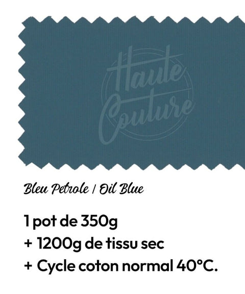 Teinture Textile Bleu Pétrole - La Quincaillerie Remoise