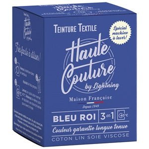 Teinture Textile Bleu Roi - La Quincaillerie Remoise