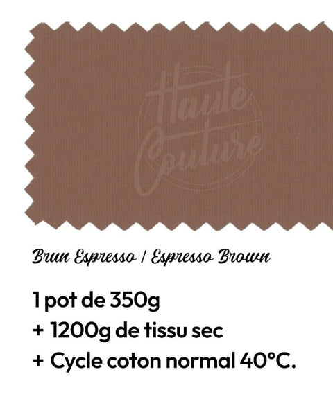 Teinture Textile Brun Espresso - La Quincaillerie Remoise