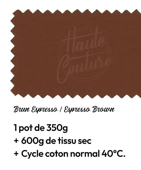 Teinture Textile Brun Espresso - La Quincaillerie Remoise