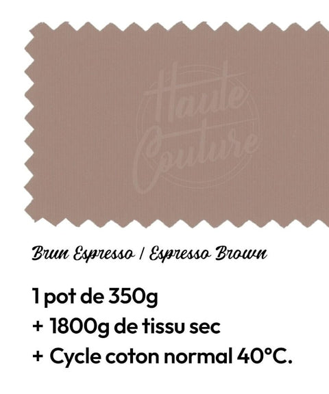 Teinture Textile Brun Espresso - La Quincaillerie Remoise