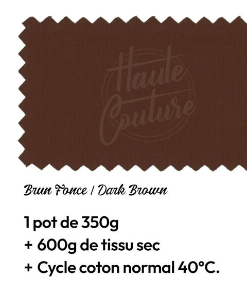Teinture Textile Brun Foncé - La Quincaillerie Remoise