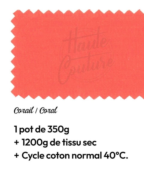 Teinture Textile Corail - La Quincaillerie Remoise