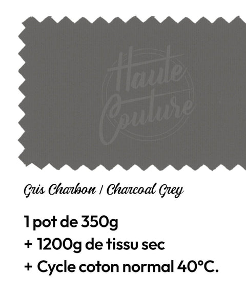 Teinture Textile Gris Charbon - La Quincaillerie Remoise
