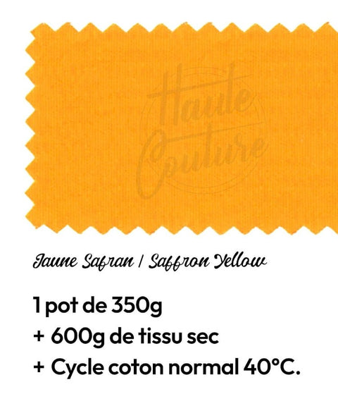 Teinture Textile Jaune Safran - La Quincaillerie Remoise
