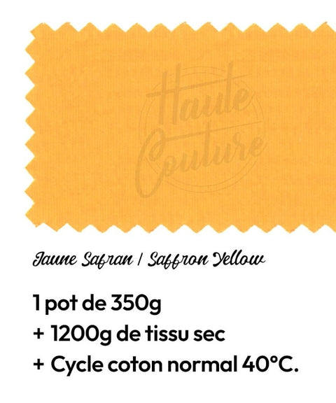 Teinture Textile Jaune Safran - La Quincaillerie Remoise