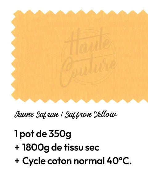 Teinture Textile Jaune Safran - La Quincaillerie Remoise