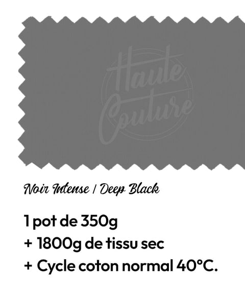 Teinture Textile Noir Intense - La Quincaillerie Remoise