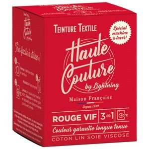 Teinture Textile Rouge Vif - La Quincaillerie Remoise
