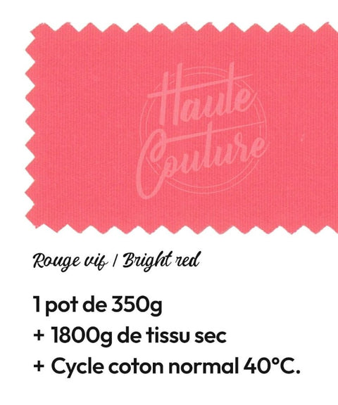 Teinture Textile Rouge Vif - La Quincaillerie Remoise